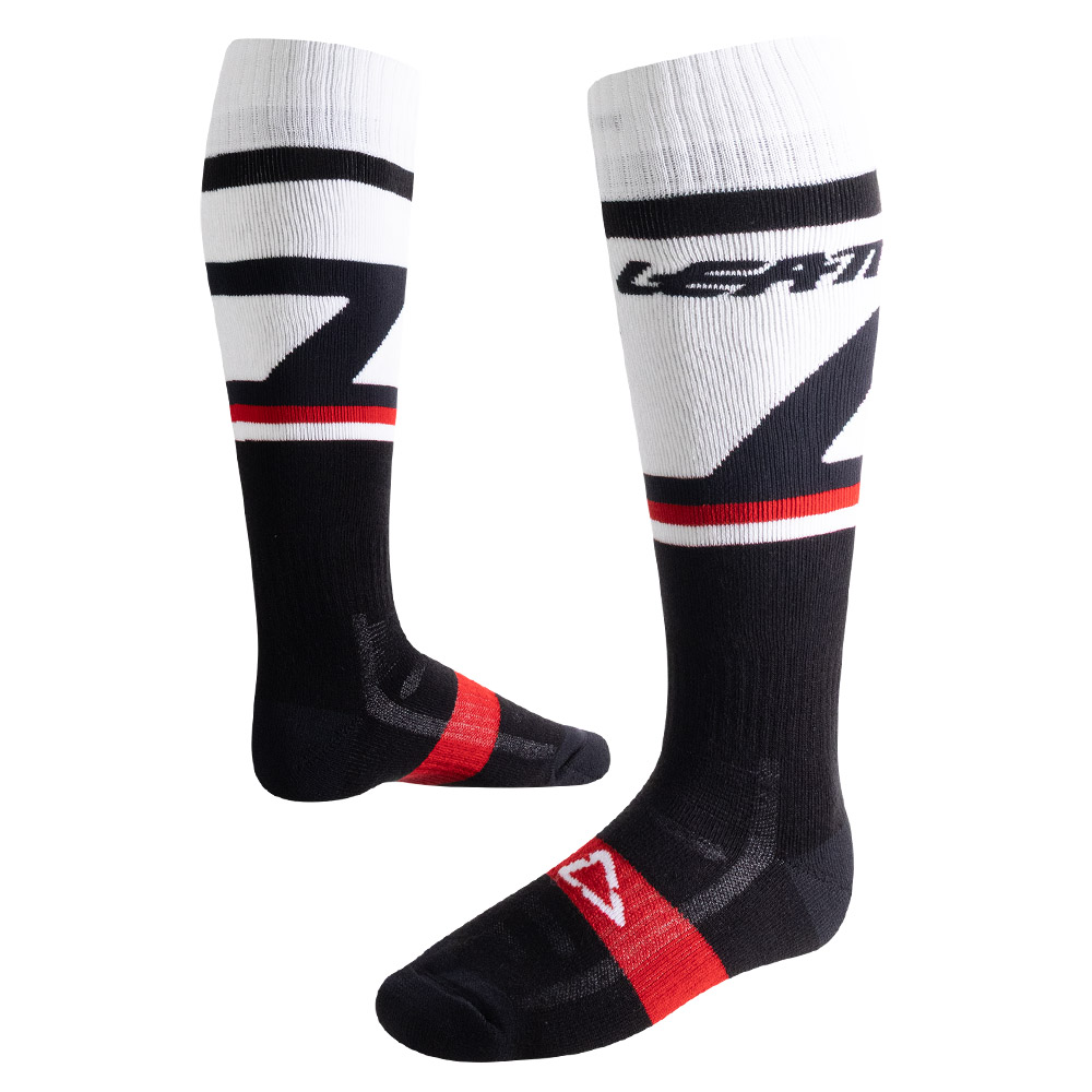 SOCKS MOTO WHITE SMALL/MEDIUM UK5-UK8